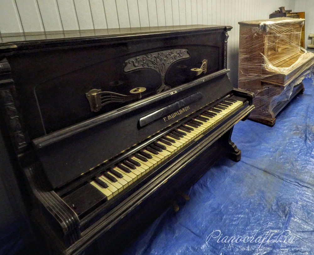 Реставрация пианино F.MUHLBACH