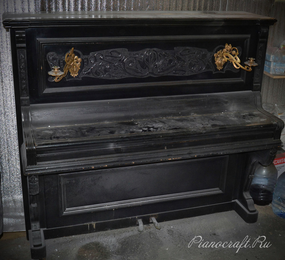 Реставрация пианино F.MUHLBACH