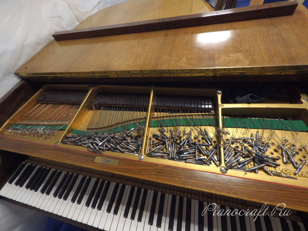 Реставрация рояля Плеель