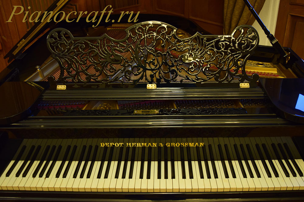 Реставрация рояля DEPOT HERMAN & GROSSMAN